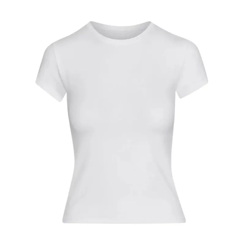 White Pima Baby Tee