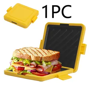 1PC Microwave Toastie Sandwich Maker, a must-have new product for the kitchen in 2026. Microwave power and bread humidity and thickness vary. Adjust the heating time and power of the microwave according to personal taste and different bread types