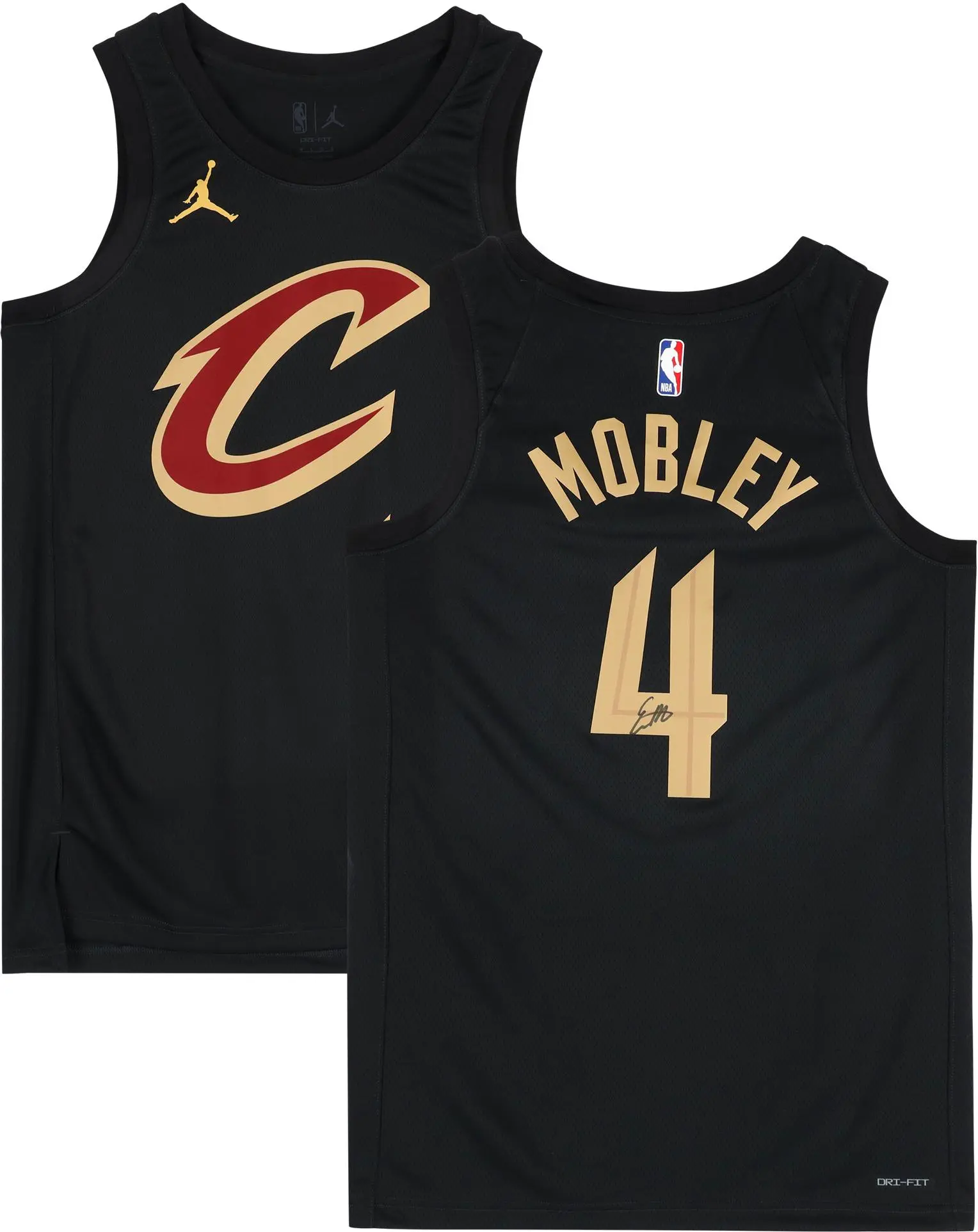 Evan Mobley Cleveland Cavaliers Autographed Black Jordan Brand 2022-2023 Statement Edition Jersey - Fanatics Authentic Certified