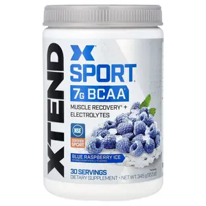 XTEND Sport®, 7G BCAA, Blue Raspberry Ice, 12.2 oz (345 g)