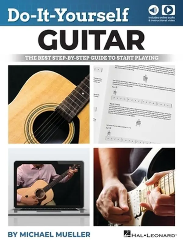 USED Do-It-Yourself Guitar Tutorial: Step-By-Step Guide to Start Playing, with Online Video & Audio (Paperback) by Michael Mueller