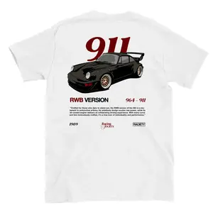 964 RWB PORSCHE SHIRT, MORDEN CAR, TRENDY SHIRT, FOR SPORT MEN, ALL SIZE Menswear Top