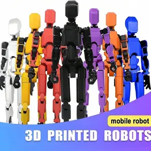 Assembled 3D Printed Action Figure, Multi Jointed Action Figures, Desktop Decorations Game Gifts For Home Office, Valentine's Day, Christmas,, Easter, , April Fool's Day Gift!