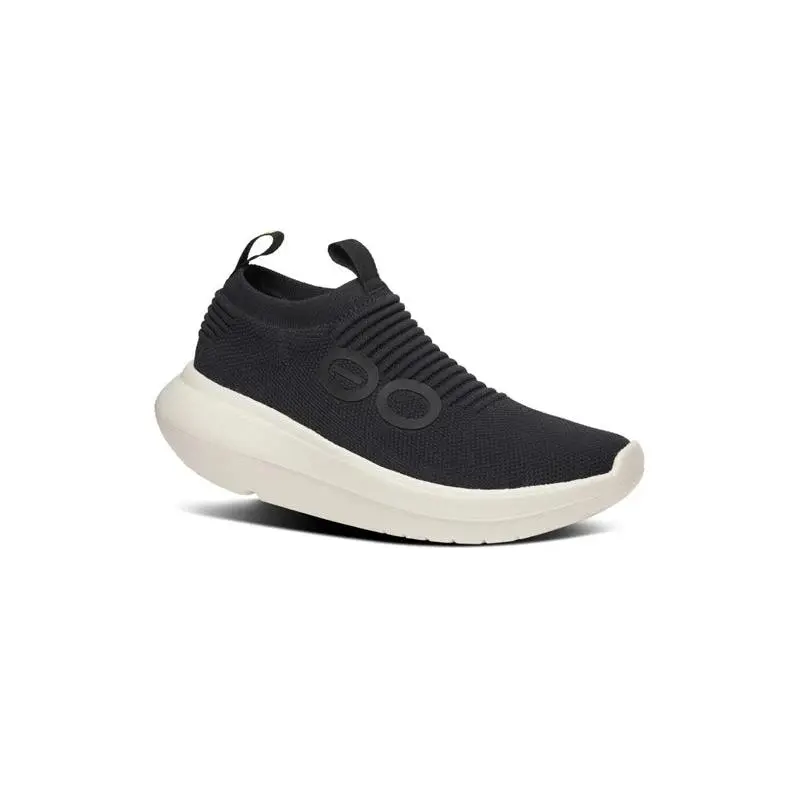 OOFOS OOmy Zen Chalk Black Shoes Sneakers Womens Sizes W6-W11 NEW