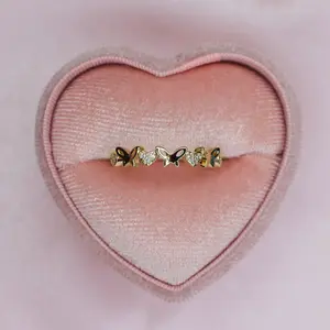 Butterfly/Heart Ring