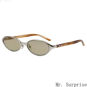 2026 New Korean Style Anti-UV Women's Sunglasses - Luxury Old Money Retro-Inspired GM-Style Metal Small Frame Polarized UV400 Eyewear for Men, Driving, Outdoor, Retro-Inspired Women's Sunglasses