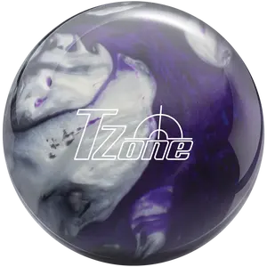 Brunswick T-Zone Bowling Ball - Black/Purple/Silver