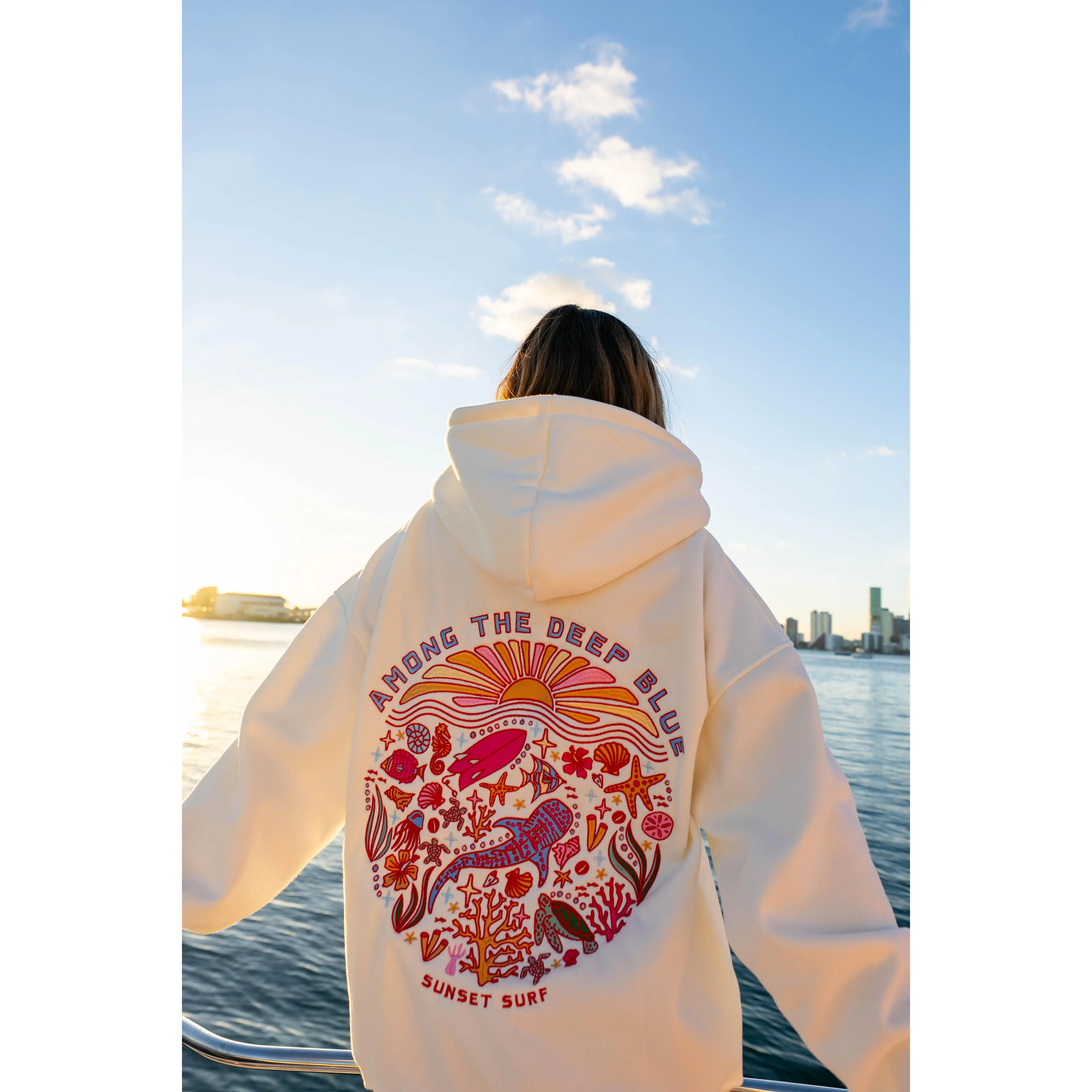 Whale Shark Tropics Hoodie