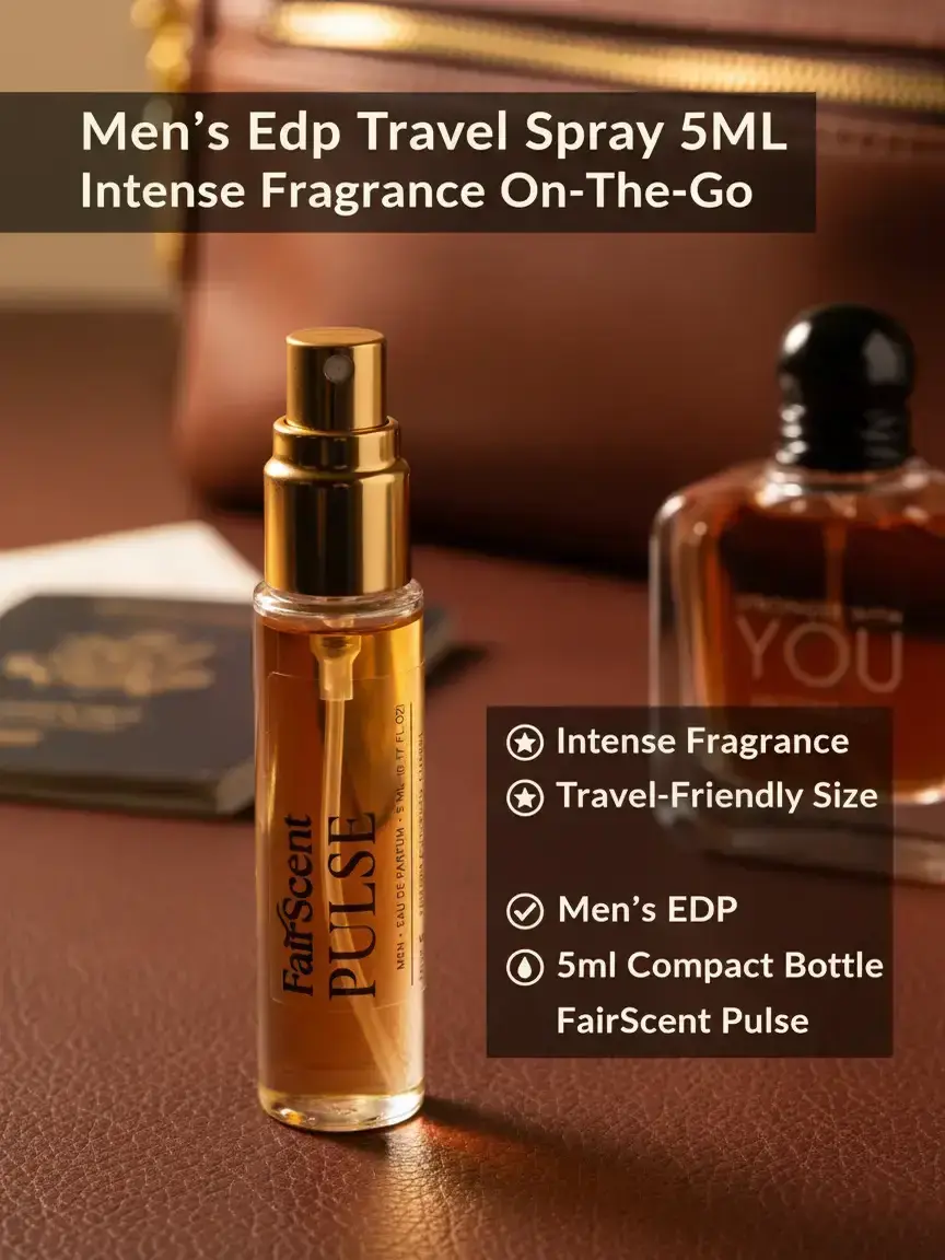 Stronger With You Intensely EDP Decant, a Long Lasting Parfum for Men with Sweet Amber & Vanilla Scents, 5 mL Liquid Travel Spray for Adults, Spicy, Edp Spray Cologne, Ny Hand‑Decanted