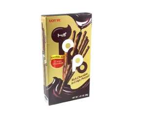 LOTTE TOPPO COCOA CRISPY PRETZEL SNACK