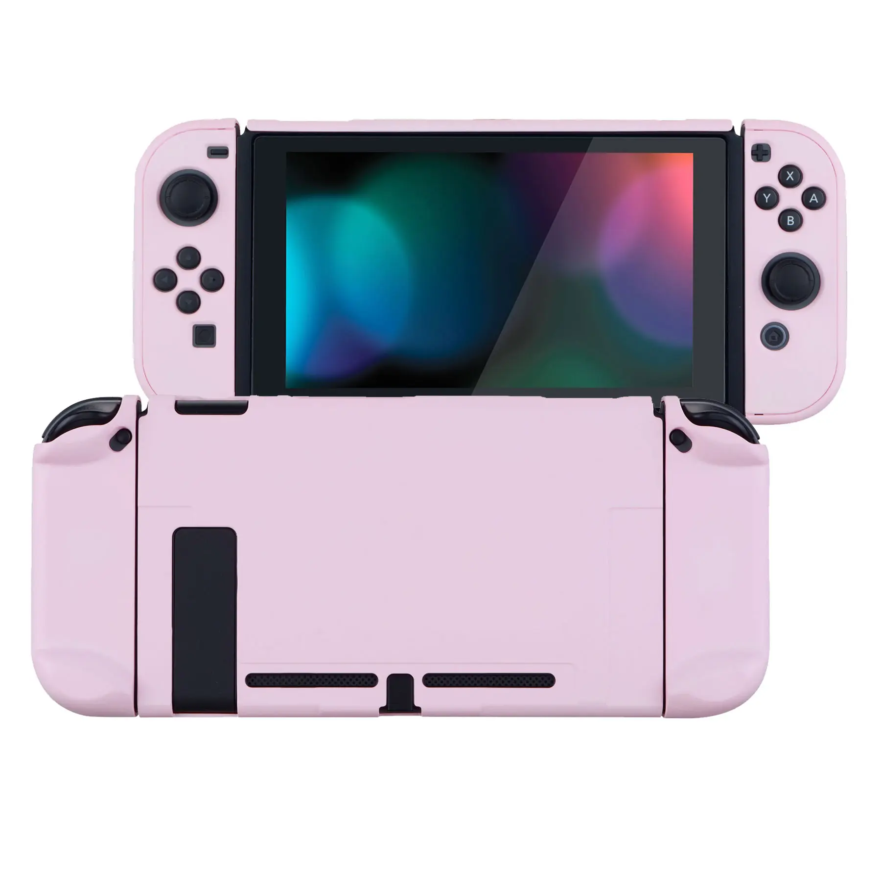 PlayVital Customized Dockable Hard Shell Protective Case for Nintendo Switch Console - Black PlayVital Customized Dockable Hard Shell Protective Case for Nintendo Switch Console - Black