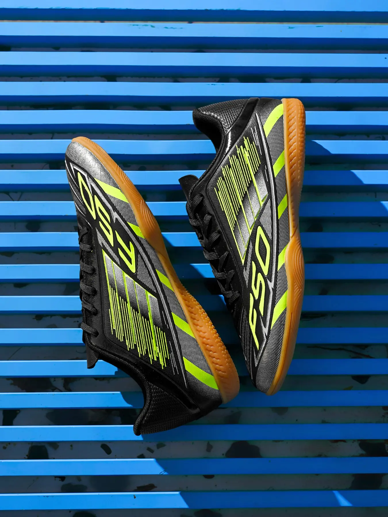 Unisex Five-A-Side Ic Indoor Flat Soccer Shoes, Comfortable Breathable Football Boots for Indoor Fields, Training Soccer Shoes, Sports Sneakers for Men and Women