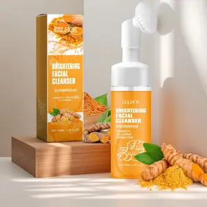 Turmeric Facial Cleanser, 1 Count/3 Counts Brightening Facial Cleanser, Moisturizing Facial Cleanser, Facial Skin Care Product for Women & Men, Hydrating