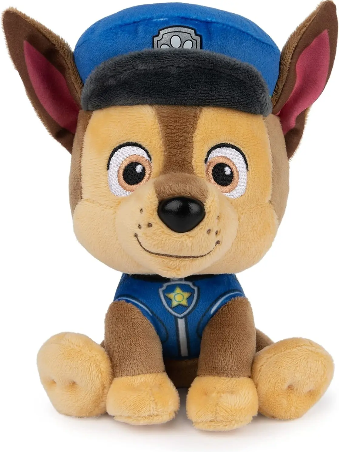 Patrol Chase in Signature Police Officer Uniform Plush Toy, Stuffed Animal for Ages 1 and Up, 6"