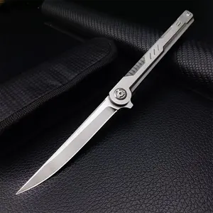 Craftsmanship Folding Knife, 7cr13mov Steel Blade, 420 Steel Handle, Outdoor Daily Portable Tool, Camping Hiking Fishing Multi-Use, Tactical Knives, Emergency Tool, Survival Gear, Survival Tools, Outdoor Survival Supplies