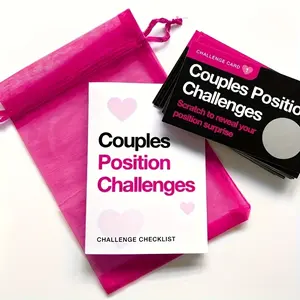 Funny Couples Scratch Card Game, Naughty Birthday & Valentine's Day Gift for Him/Her, Romantic Party Game with Scratch Cards, Couples Activity for Anniversary, Valentine's & Birthday Party Favors, Funny Couples Present Idea