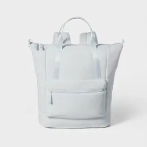 Faux Neoprene Backpack Tote - All in Motion - Ice Blue