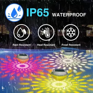Solar LED Pool Light, Floating Pond Lamp, Attractive Pool Lighting, Ideal for Home and Hotel Ponds, Party Pool Decorations, Solar Pool Lights, Waterproof Solar Light