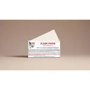 Flash Paper Sheets - Product Information Provided