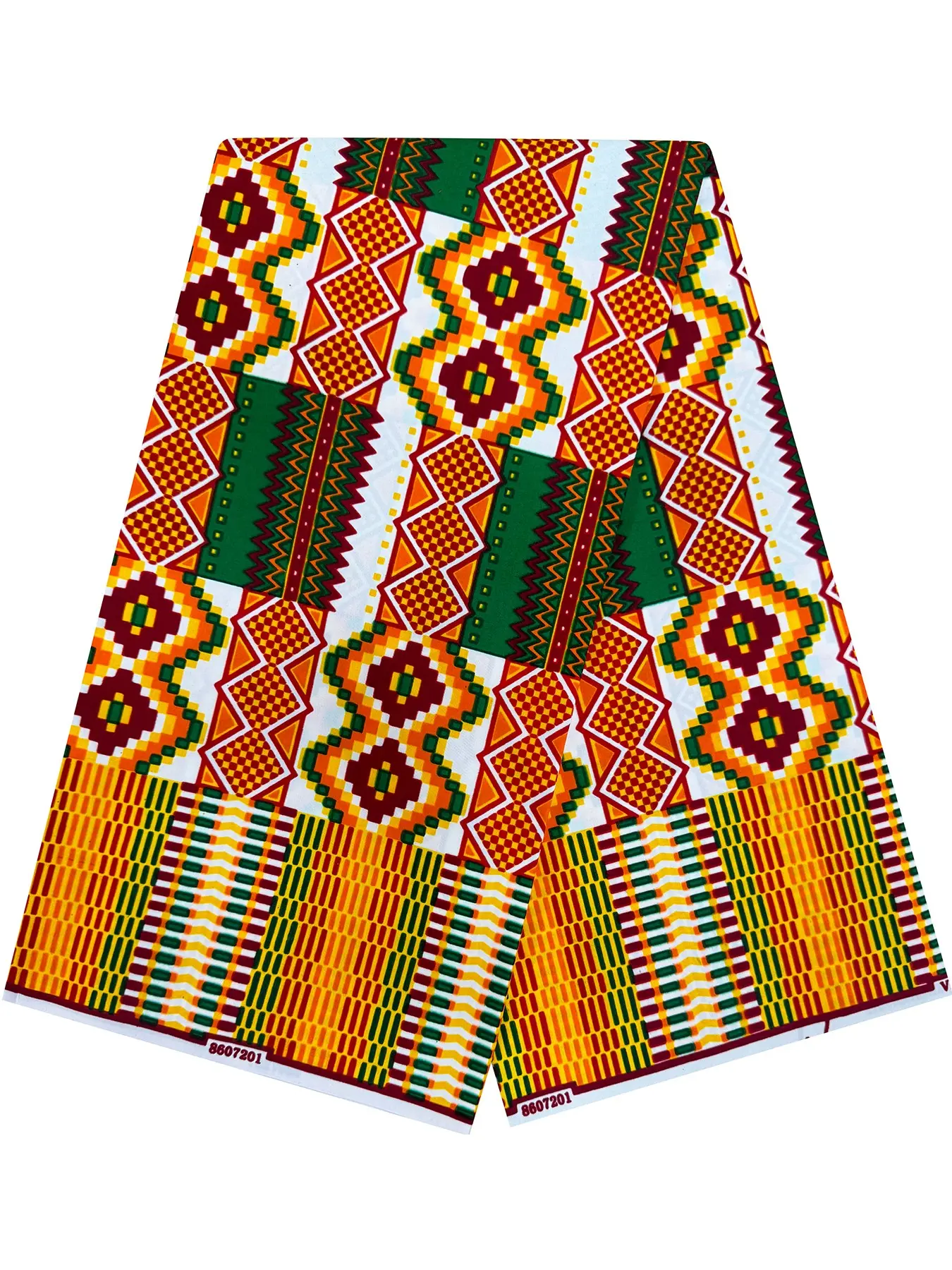 African Print Fabric Ankara Material Polyester, 6 Yards Kent Wax Cloth, Ideal for Crafting, Fashion Projects, Holiday Themes, New Year Parties, Halloween, Birthday Parties, Weddings and Decoration, Festive, Vibrant Patterns for Unique Designs