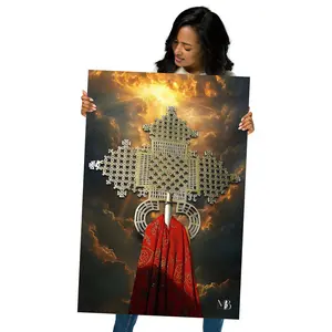 Mesikel - Ethiopian/Eritrean Orthodox Cross Poster