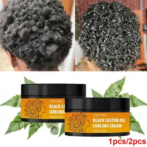 Revive Your Curls Cream 100g | Black Castor Oil, Avocado, Coconut Balm | Targets Dryness & Frizz Control for More Elastic, Vibrant, Shiny Curls | Most Hair Types Welcome Haircare