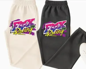 Fox Racing Inspired Sweatpants, Unisex Cotton Motocross Bottoms Pants, Racing Sweatpant, Comfy Dirt Bike Streetwear for Men and Women Riders, Trendy Top Sweatpants, Unisex Cotton Graphic Casual Sweatpants, Gift For Fan, Men and Women, Best Gift SS C