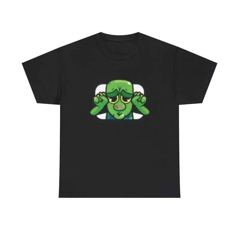 Goblin Boo Hoo Emote Clash Royale Game Trending Viral TShirt Funny Oddly Specific Joke Tee ,Black Color,Size L Oversized funny graphic tee