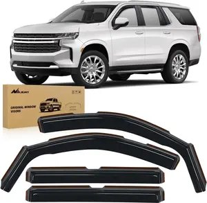 Nilight In-Channel Rain Guards - Original Window Deflectors, Vent Window Visors for Chevy Tahoe/GMC Yukon/Cadillac Escalade 2015-2020, 4PCS Car Accessories, Accessories for Car