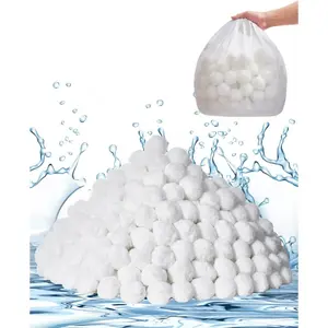 VEVOR Pool Filter Balls for Sand Filter, 4 lbs, Filter Balls Replace Pool Filter Sand, Reusable Blue Polyester Fiber Filter Media with Wash Bag, for Swimming Pool Aquarium Tank Above Ground PoolVEVOR Super Brand Day