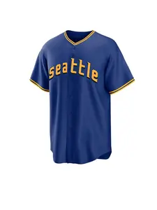 Men's Letter & Number Patched Baseball Jersey, Casual Loose Contrast Trim Short Sleeve V Neck Baseball Tee, Summer Sports Uniform for Men, Baseball Shirt