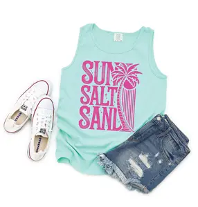 Sun Salt Sand - Unisex Comfort Color Graphic Tank