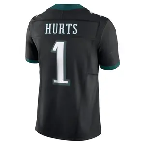 Jalen Hurts Philadelphia EaglesGame Jersey - Black