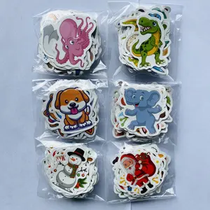 300 Pcs Mixed Animal Sticker Bulk for Water Bottles, Pack Cute Vinyl Waterproof Laptop Stickers for School Students Gifts Classroom Reward Stickers for Teachers Prizes Stickers for Kids Teens Girls