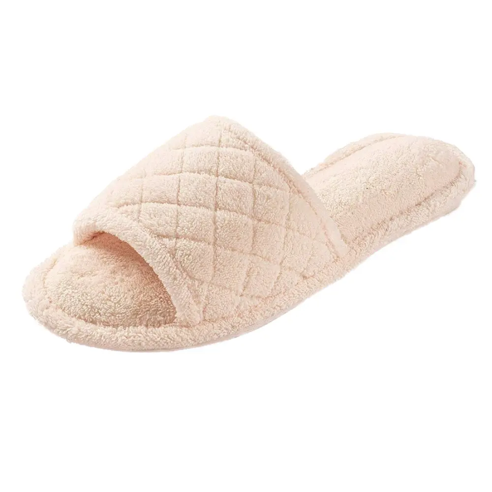 Roxoni Women’s Quilted Terry Cloth Spa Slipper