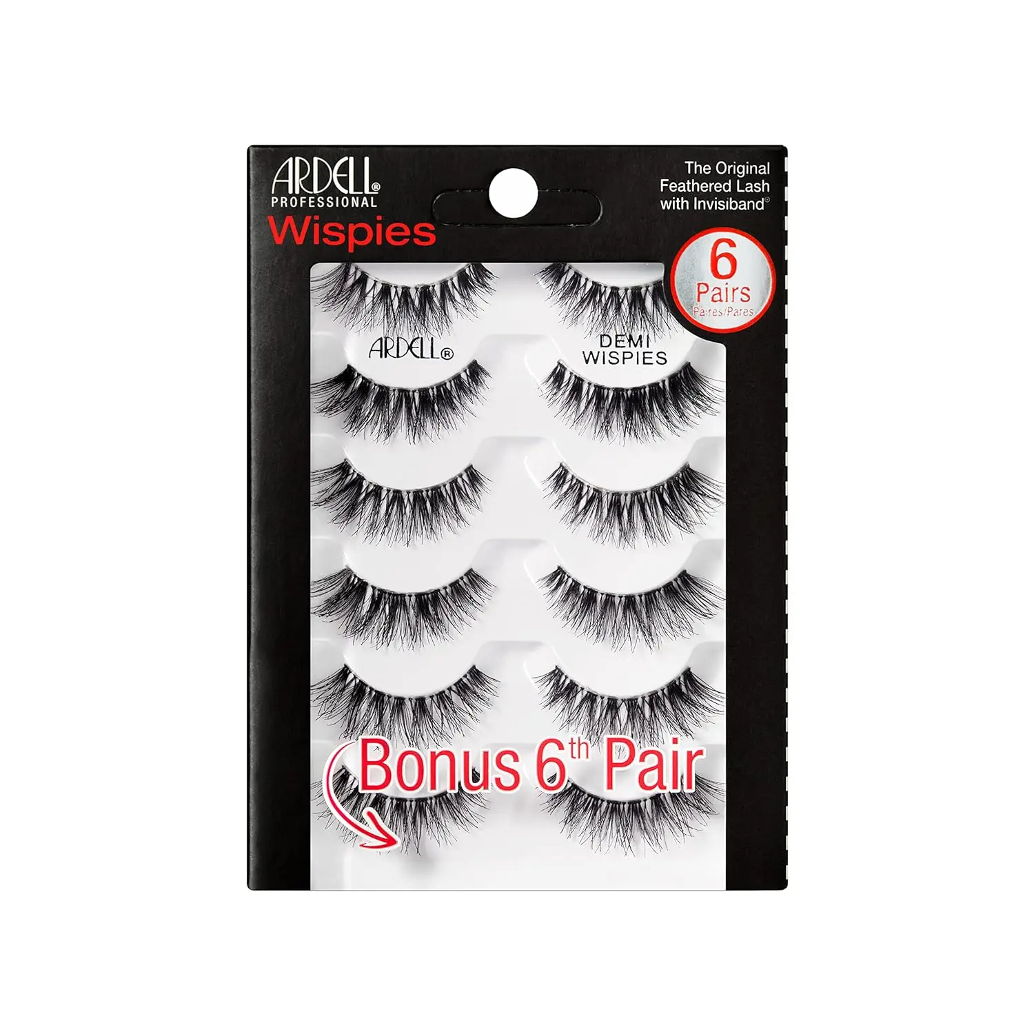 Ardell Demi Wispies False Eyelashes, 6 pairs per pack Lash Extensions Ardell Demi Wispies False Eyelashes, 6 pairs per pack Lash Extensions