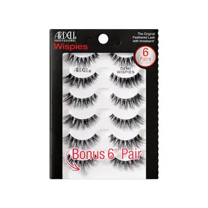 Ardell Demi Wispies False Eyelashes, 6 pairs per pack Lash Extensions Ardell Demi Wispies False Eyelashes, 6 pairs per pack Lash Extensions