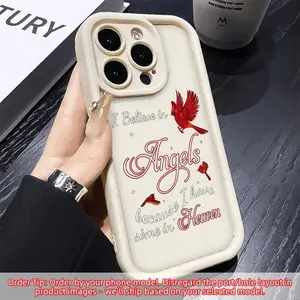 Cardinal Angels Phone Case Religious Belief Style For IPhone 17 16 15 14 13 12 11 Plus Pro Max. Memorialize Loved Ones In Heaven Express Faith And Find Comfort. Thoughtful Sympathy Gift.
