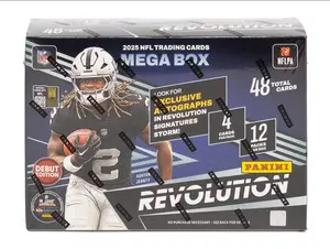 2025 Football Panini Revolution Card Mega Box