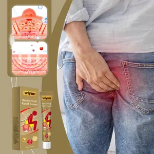 Wiyun Herbal Hemorrhoid Care Cream - Chamomile & Turmeric Soothing Moisturizer for Sensitive Skin, Relieves Pain and Swelling