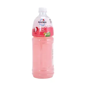 Mogu Mogu Lychee Drink with Nata de Coco 1L - Authentic Thai Juice Beverage, Large Value Pack, ASAPA Official Drink