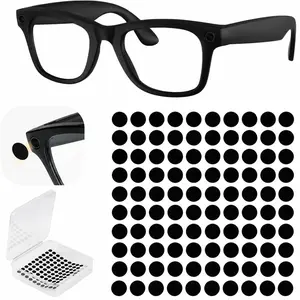 100pcs LED Light Blocking Stickers for  Meta Wayfarer/Skyler/Headliner Accessories V3, Blackout Stickers Light Dimming Sticker for Smart Glasses (for  Meta)