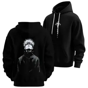 Anime Acid Wash Oversize T-Shirt, Sweatshirt, Hoodie, Satoru Gojo Unisex Oversize Anime Manga Acid Washted Heavyweight Cotton Tshirt, Anime Merch, Gift for anime fan Clothes Oversized anime merch HOODIE