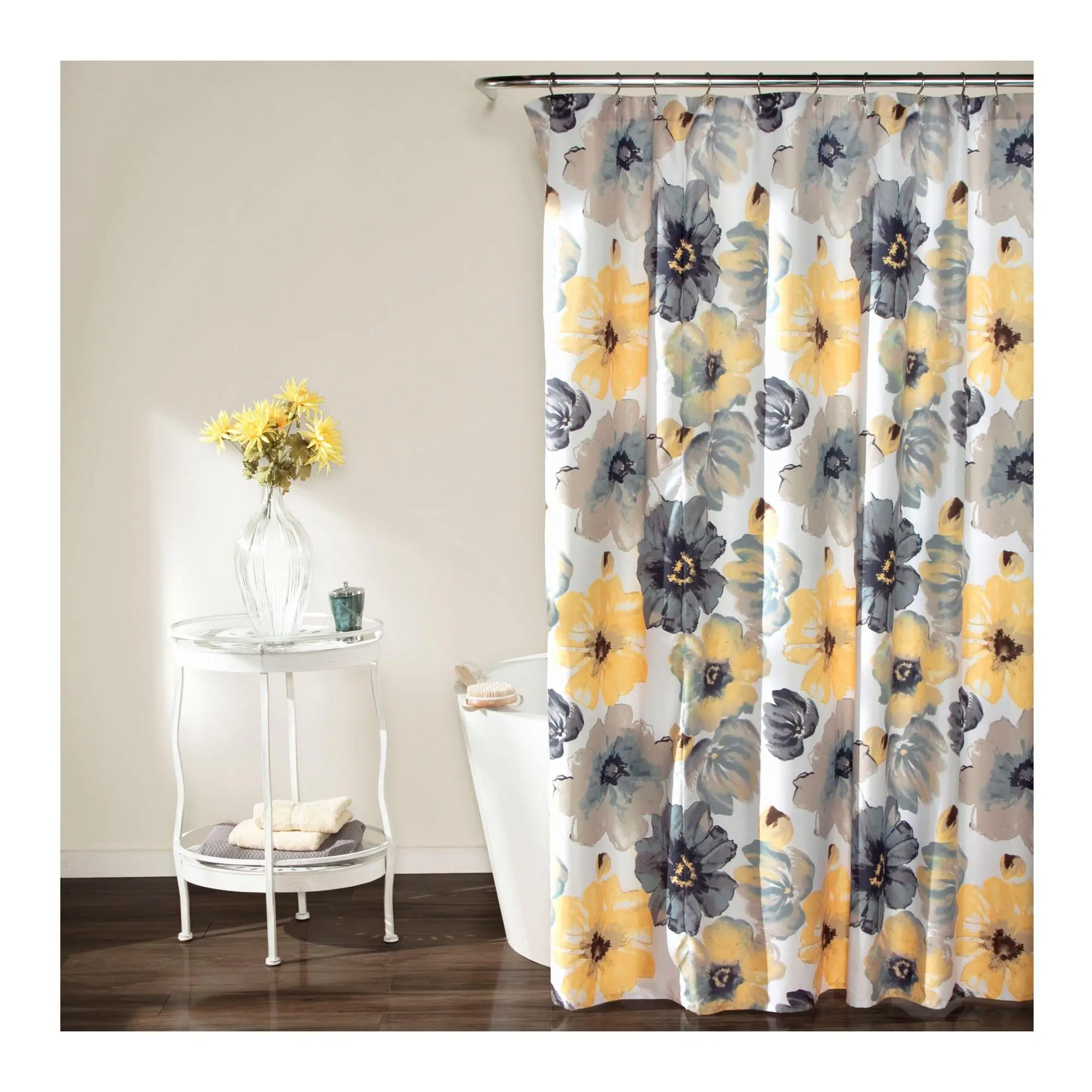 Leah Shower Curtain 72" x 84" by Lush Decor