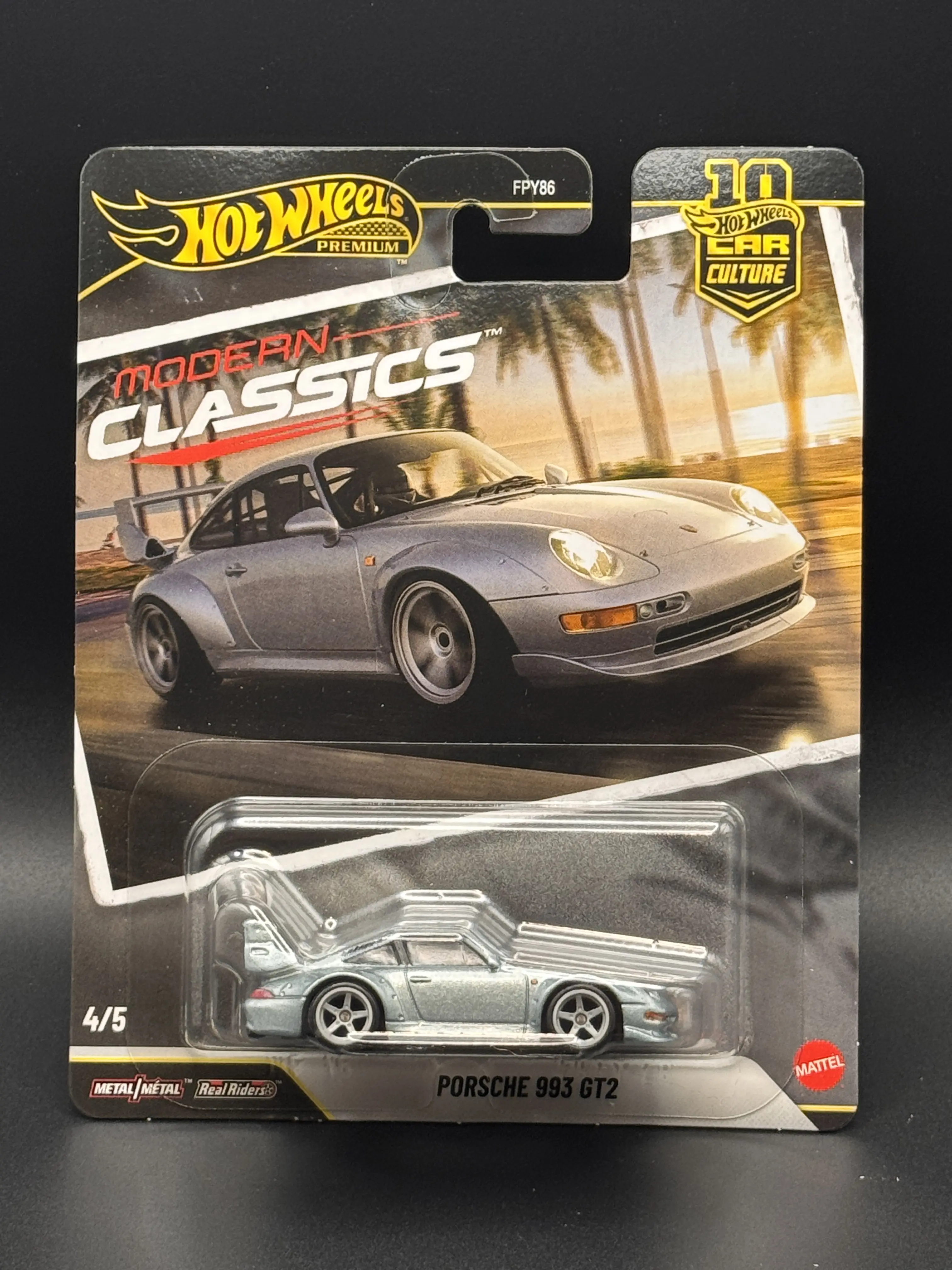 Hot Wheels Premium Car Culture Modern Classics Porsche 993 GT2 1:64 Scale