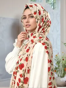 Japanese Sun Protection Towel for Women, Turban Hijab, Asymmetrical Dye Long Scarf, Lightweight Spring Accessory, UV Protection Cloth, Tignon Scarf