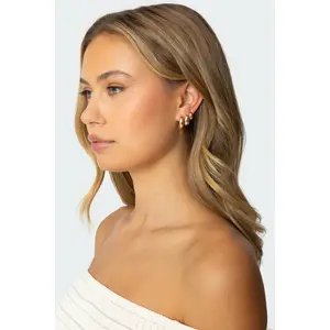 Chunky Hoop Earring Set