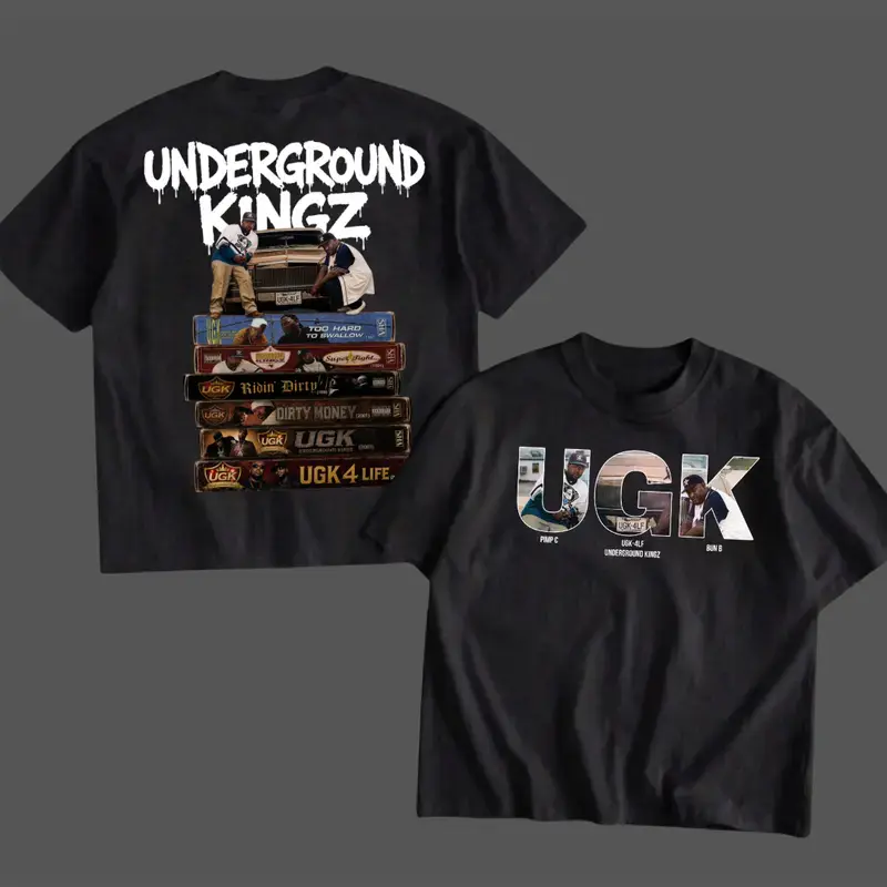 Vintage UGK Album T-shirt, Underground Kingz Graphic tee, Hip Hop Music Band Shirt, Vintage Album T-Shirt, 90s Rap Streetwear Gift, Vintage Hip Hop Graphic Tee, Unisex Shirt, Gift For Fan, MADE IN USA