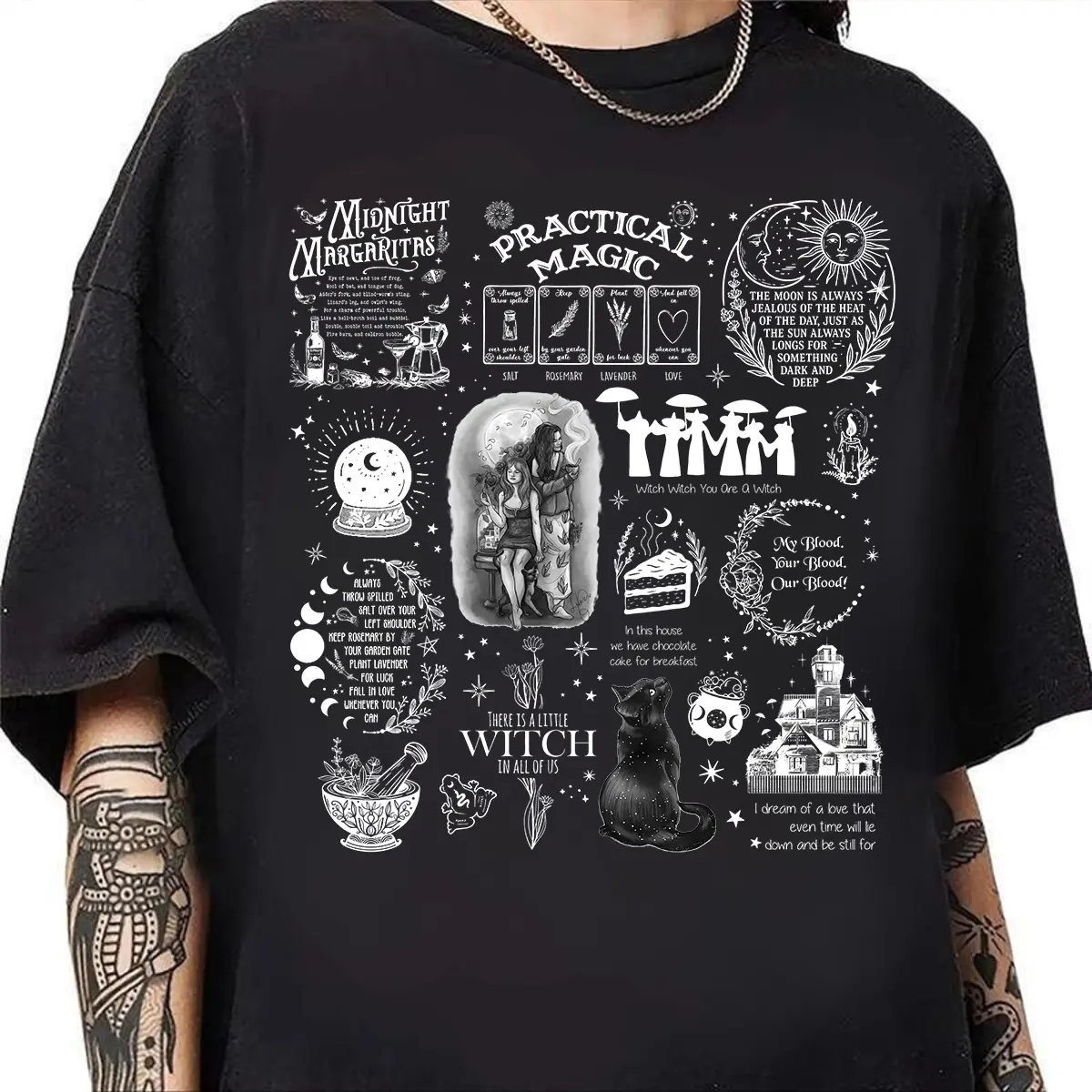 Practical Magic Witch Movie Shirt, Halloween Shirt, 90s Shirt, Gift For Mom For Her