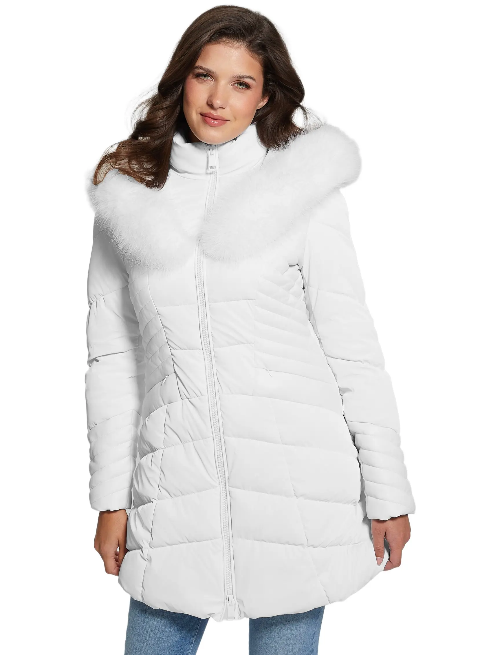 GUESS Female Oxana Hooded Puffer Coat